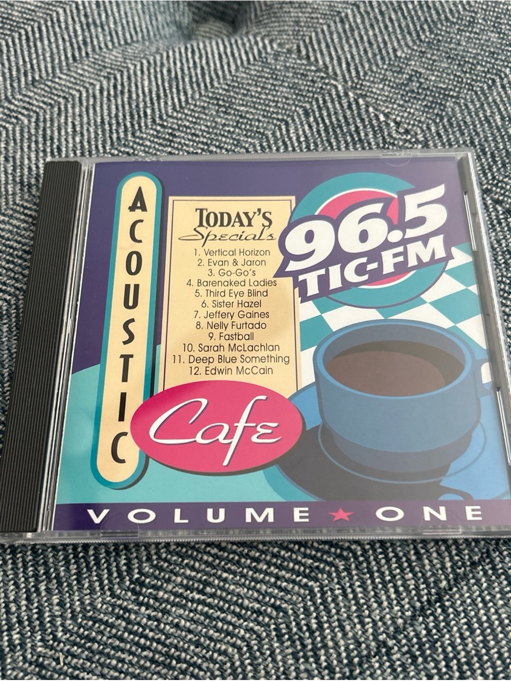 Various – Acoustic Cafe Vol. 1 CD 96.5 TIC-FM Pop Rock Compilation